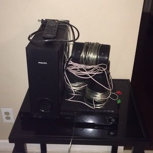 A surround sound set.